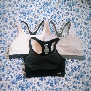 Set of 3 sports bras